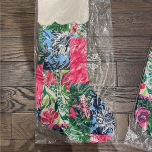 Lilly Pulitzer Vibrant Floral Stocking